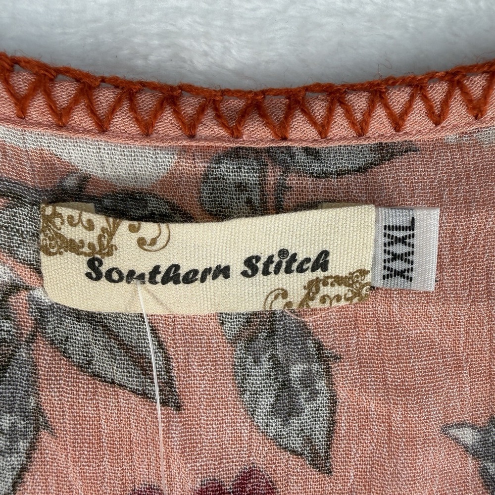 Southern Stitch Plus 3XL Top Boho Babydoll Whimsy Feminine Femme Prairie Shirt - Picture 6 of 11